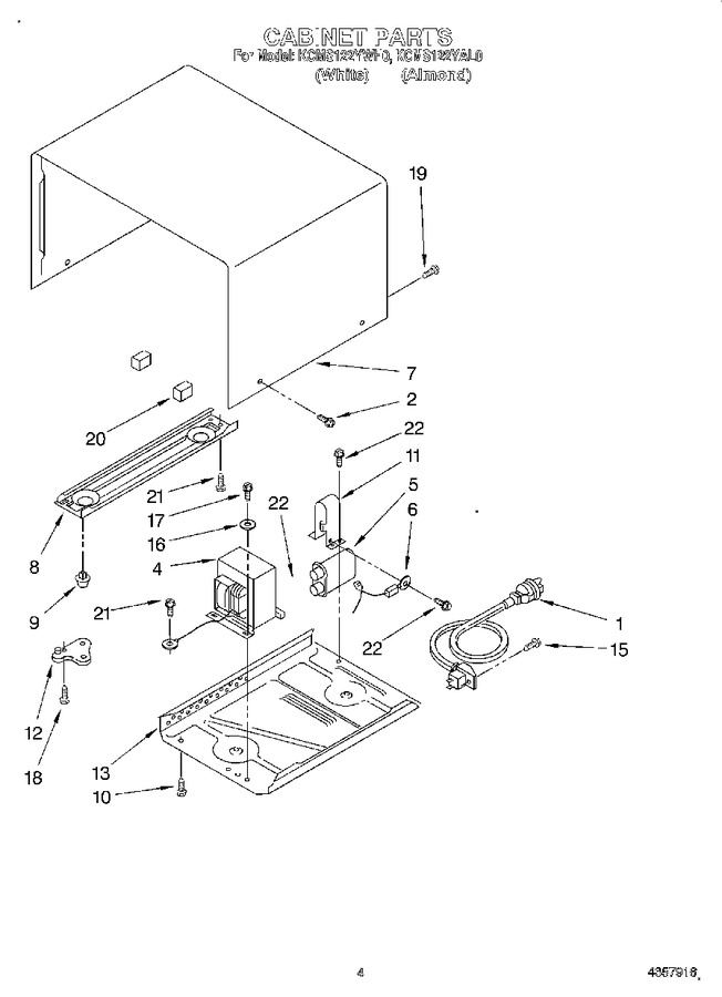 Diagram for KCMS122YWH0
