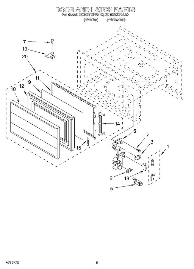 Diagram for KCMS122YWH0