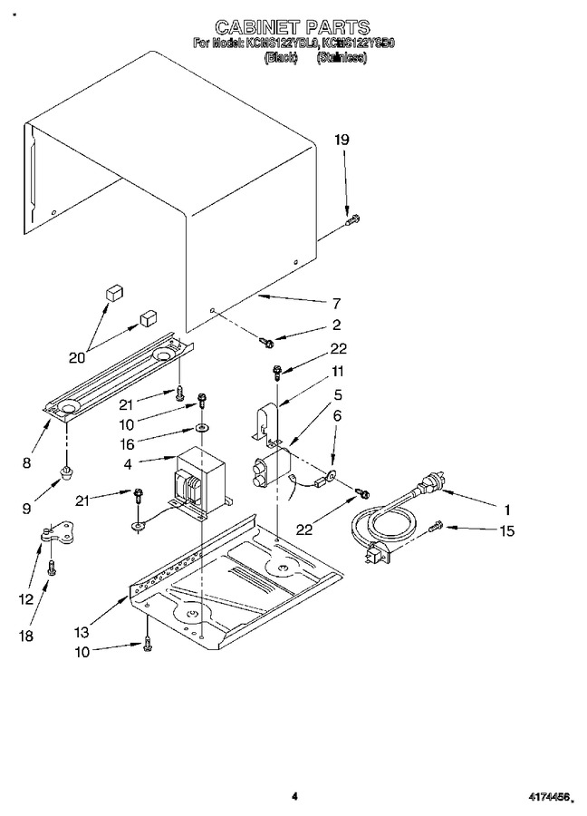 Diagram for KCMS122YSB0