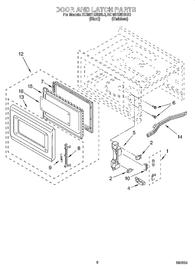Diagram for KCMS125EBL0