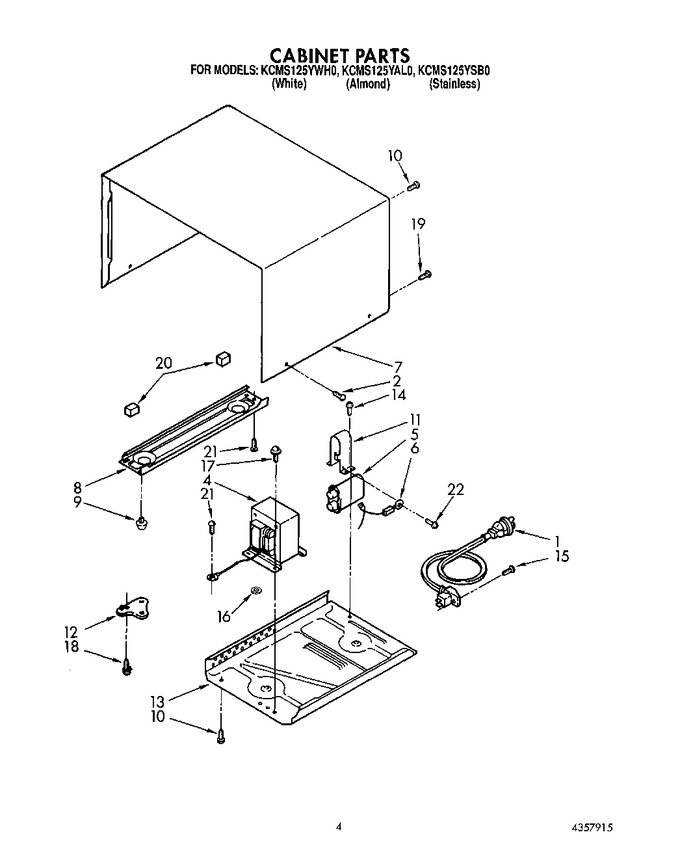 Diagram for KCMS125YAL0