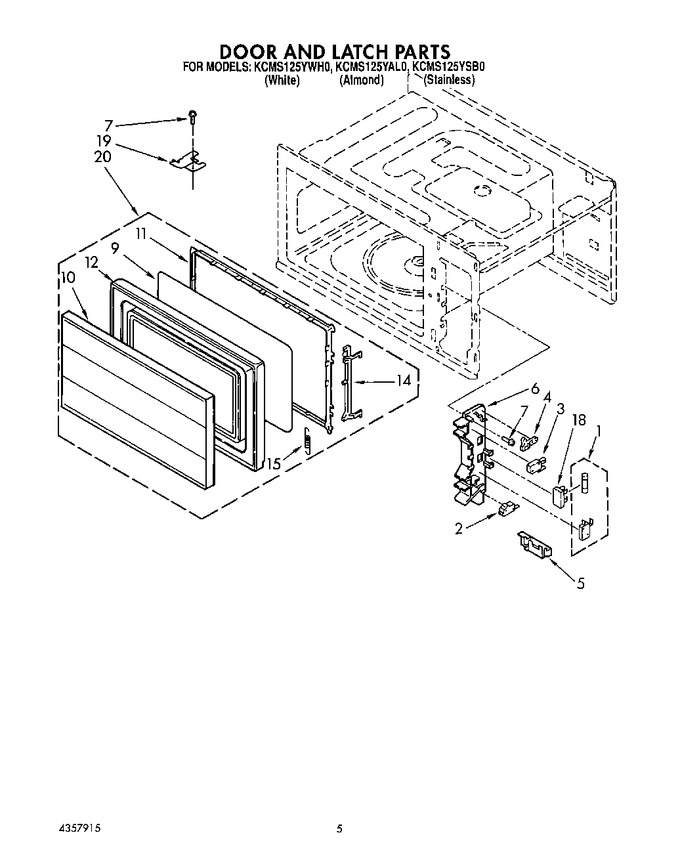 Diagram for KCMS125YAL0