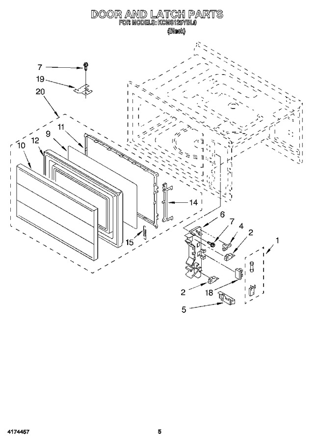 Diagram for KCMS125YBL0