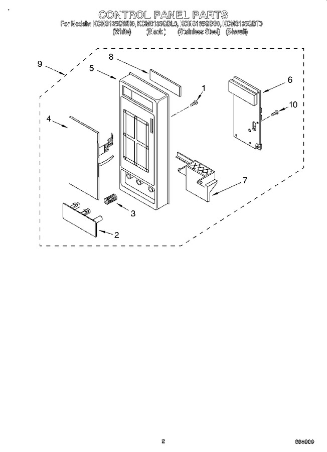 Diagram for KCMS135GWH0