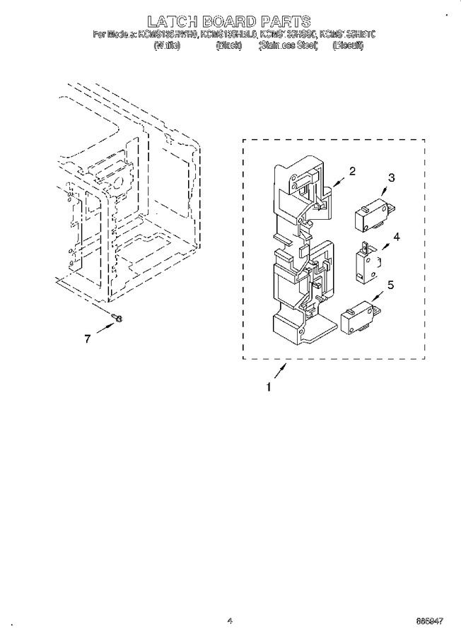 Diagram for KCMS135HWH0