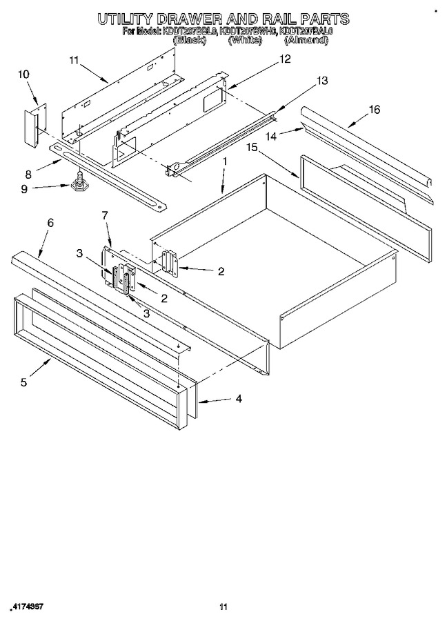 Diagram for KDDT207BWH0