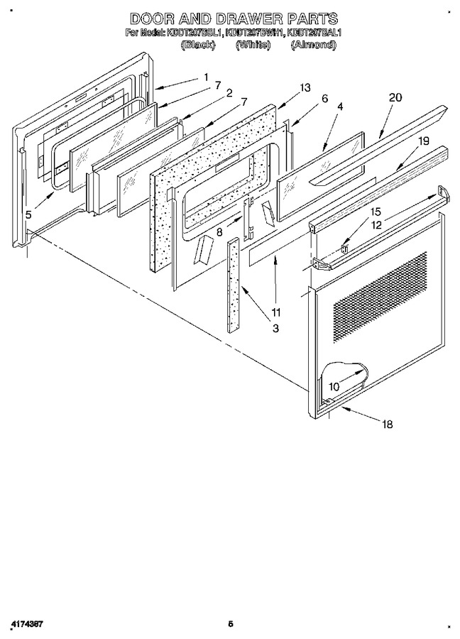 Diagram for KDDT207BWH1