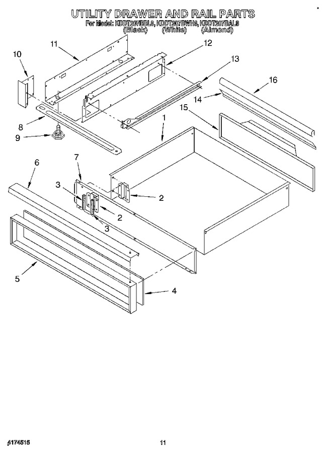 Diagram for KDDT207BWH8