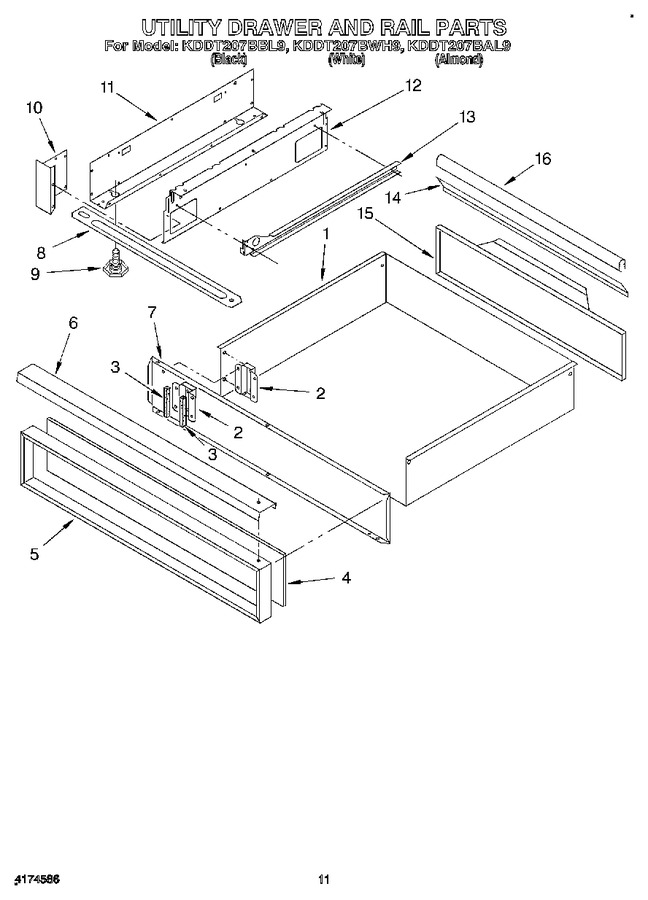 Diagram for KDDT207BWH9