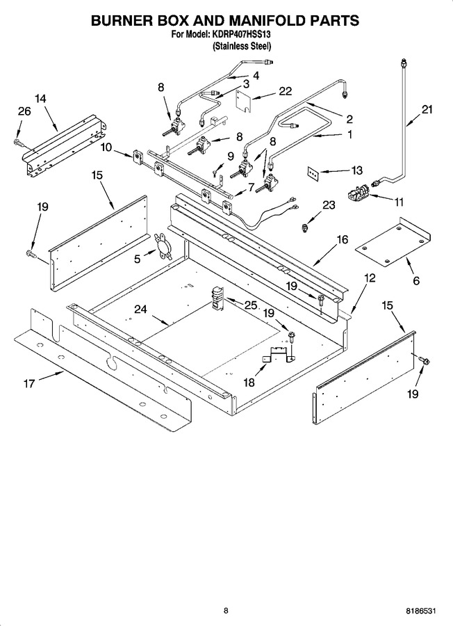 Diagram for KDRP407HSS13