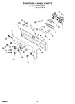 Diagram for 04 - Control Panel Parts