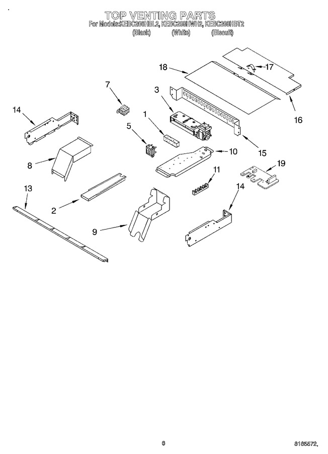 Diagram for KEBC208HWH2
