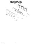 Diagram for 02 - Control Panel Parts