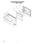 Diagram for 05 - Lower Oven Door