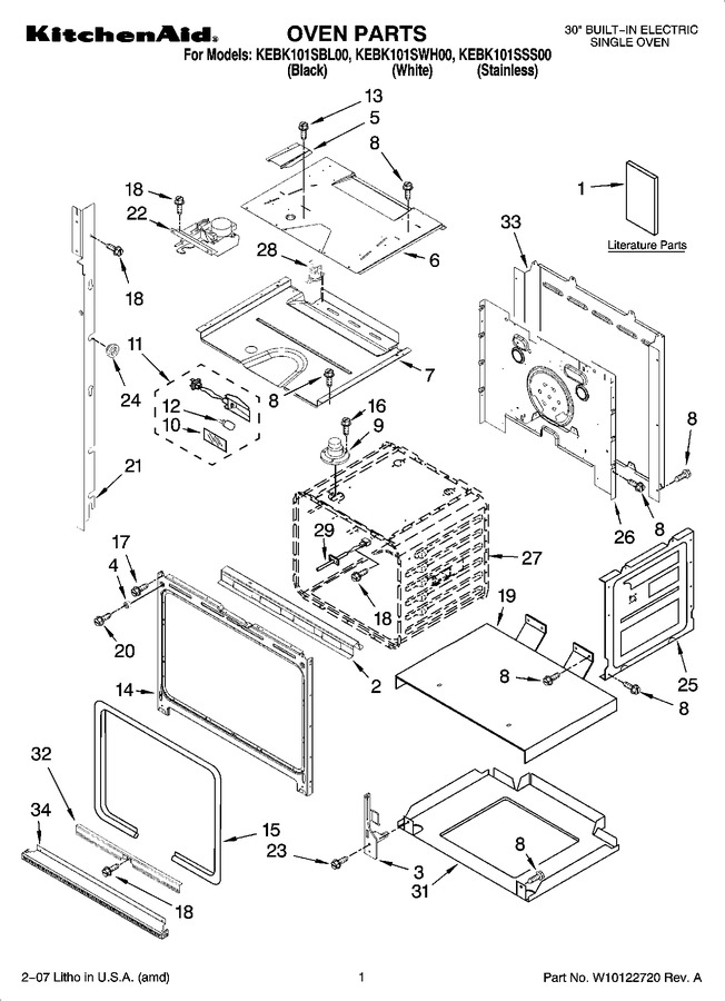 Diagram for KEBK101SWH00