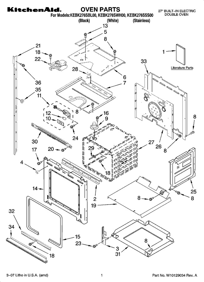 Diagram for KEBK276SWH00