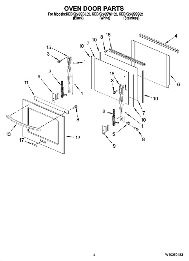 Diagram for KEBK276SWH02