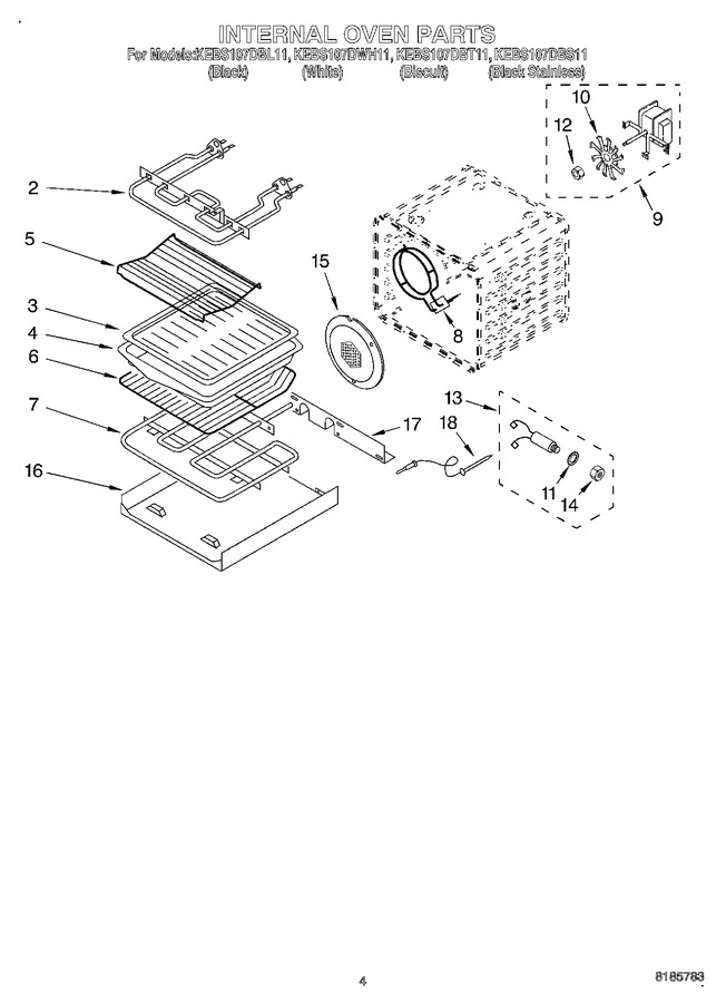 Diagram for KEBS107DWH11