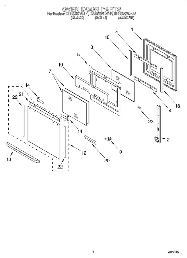 Diagram for KEBS207DWH4