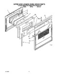 Diagram for 06 - Upper And Lower Oven Door