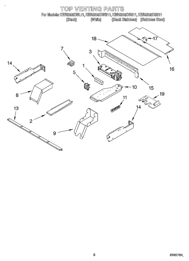 Diagram for KEBS208DWH11