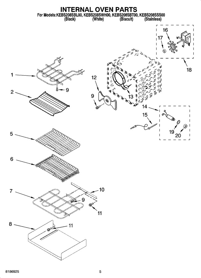 Diagram for KEBS208SWH00