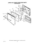 Diagram for 05 - Upper And Lower Oven Door