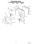 Diagram for 03 - Oven Door Parts