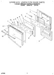 Diagram for 05 - Upper And Lower Oven Door