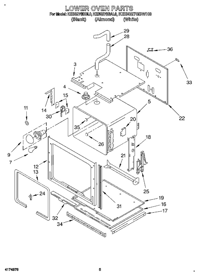 Diagram for KEBS278BWH0