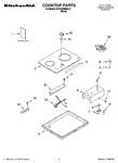 Diagram for 01 - Cooktop Parts, Miscellaneous Parts