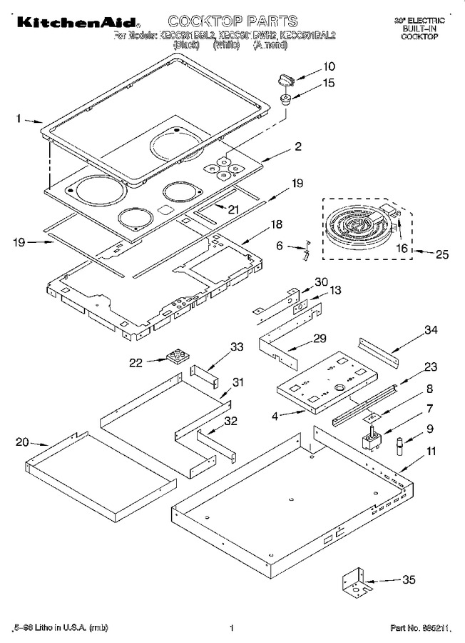 Diagram for KECC501BWH2