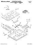 Diagram for 01 - Cooktop Parts, Miscellaneous Parts