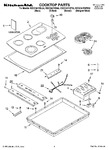 Diagram for 01 - Cooktop Parts, Miscellaneous Parts