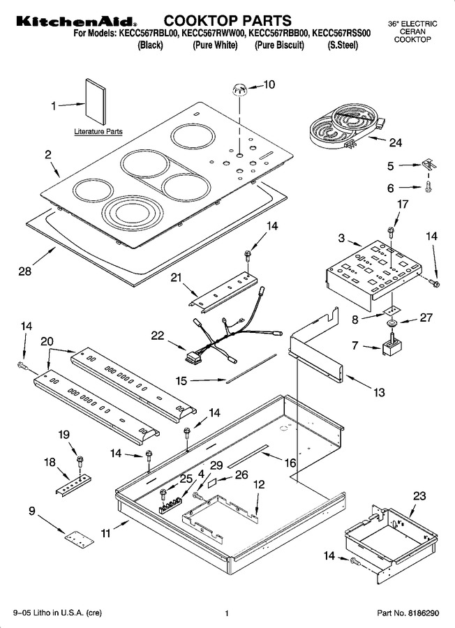Diagram for KECC567RWW00
