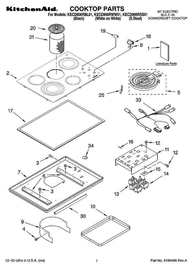 Diagram for KECD806RWW01