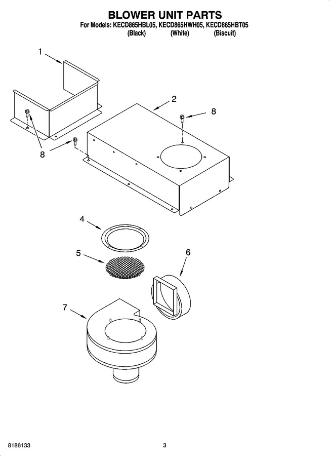 Diagram for KECD865HWH05