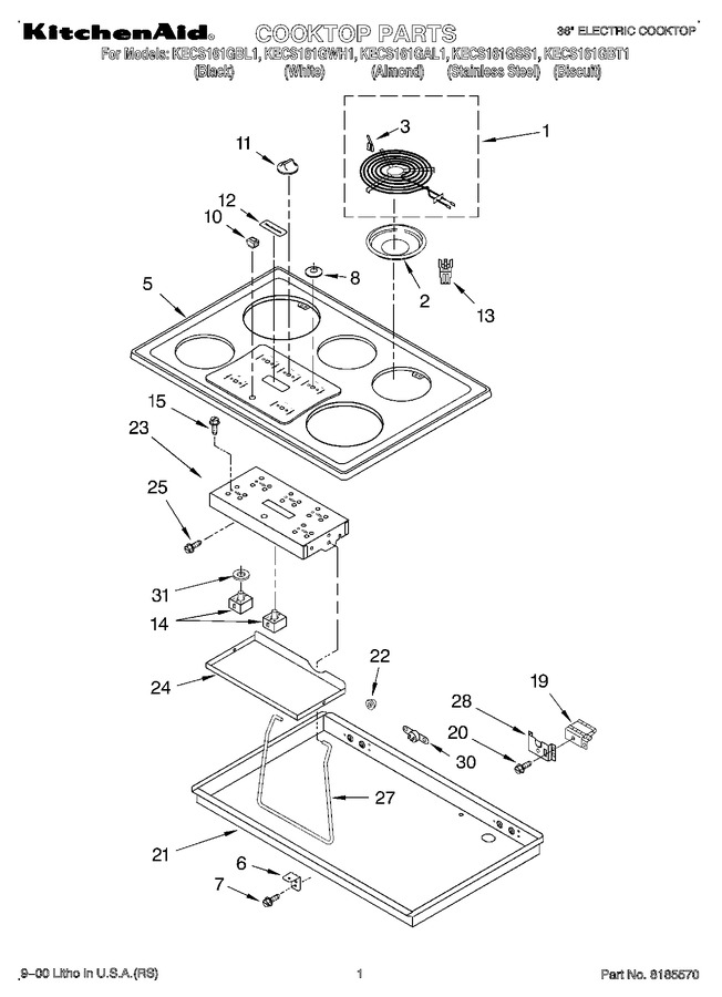 Diagram for KECS161GBT1