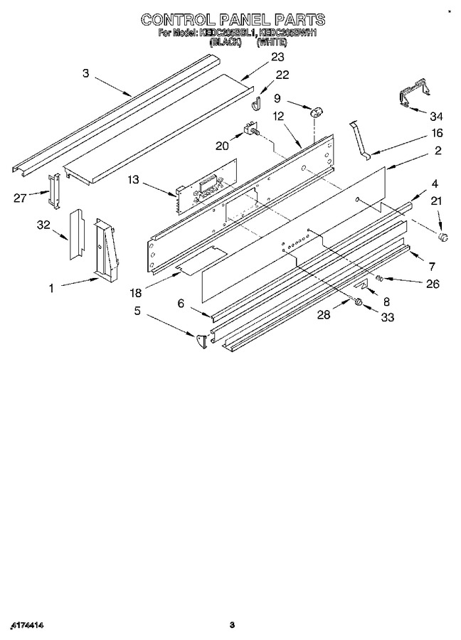 Diagram for KEDC205BWH1