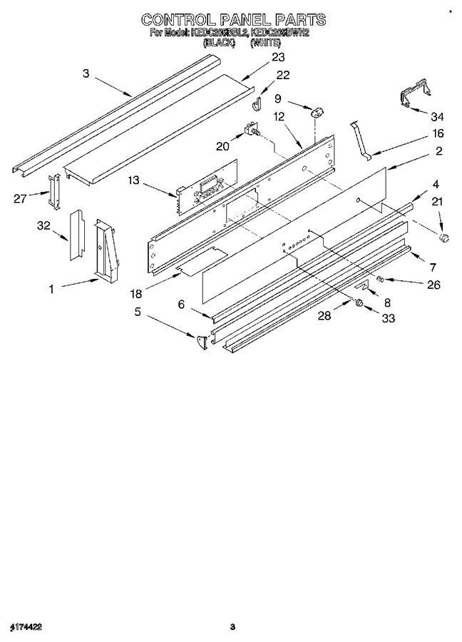 Diagram for KEDC205BWH2