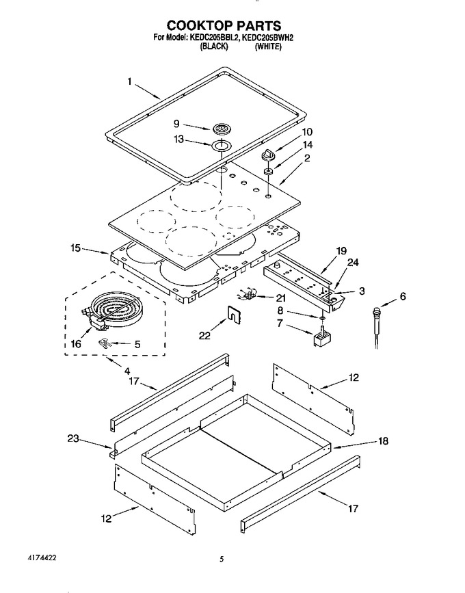 Diagram for KEDC205BWH2