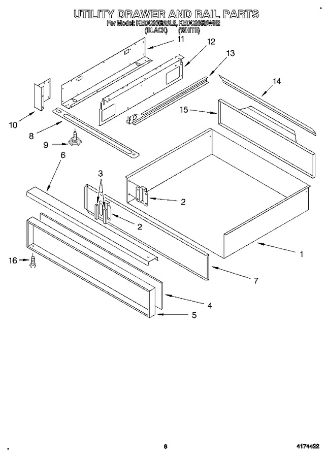 Diagram for KEDC205BWH2