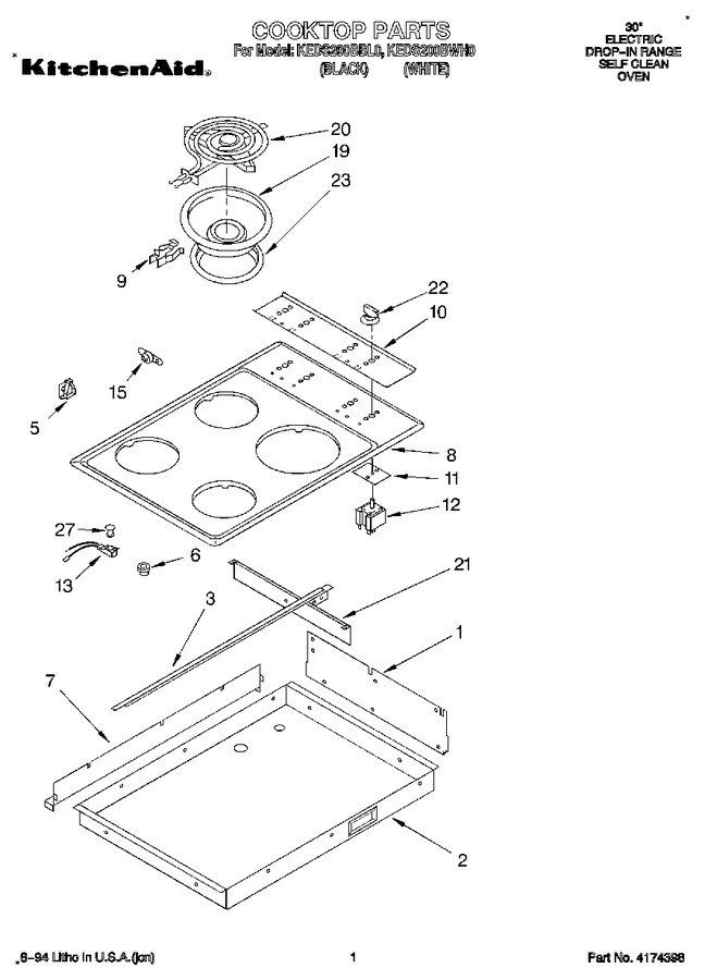 Diagram for KEDS200BWH0