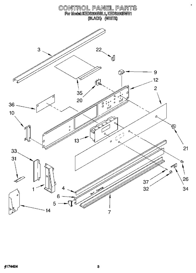 Diagram for KEDS200BWH1