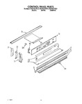 Diagram for 03 - Control Panel, Optional