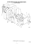 Diagram for 03 - Dryer Front Panel And Door