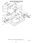 Diagram for 07 - Washer Top And Lid
