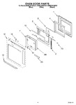 Diagram for 04 - Oven Door Parts