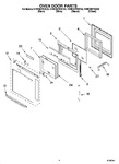 Diagram for 03 - Oven Door Parts