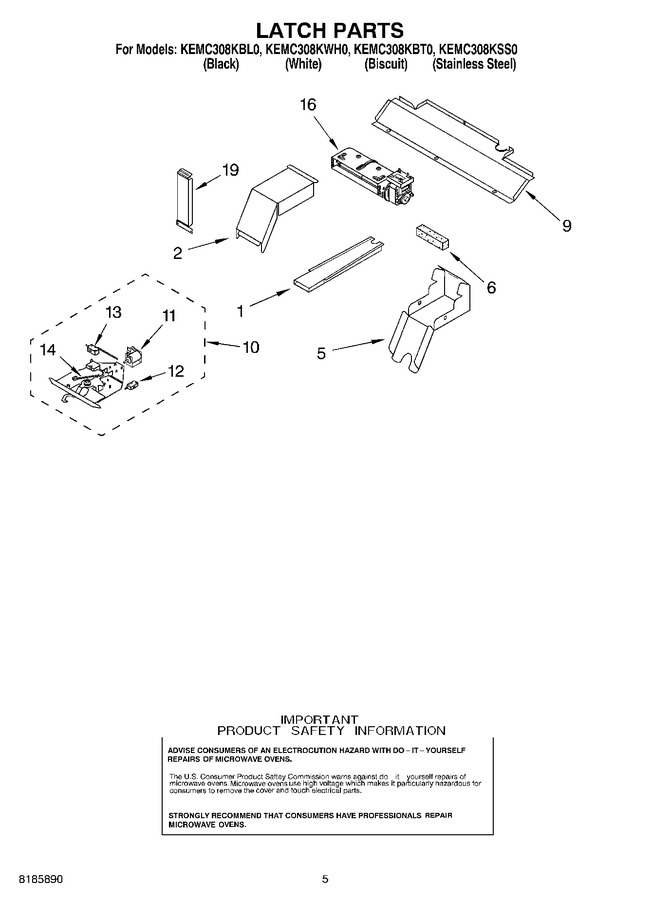 Diagram for KEMC308KWH0